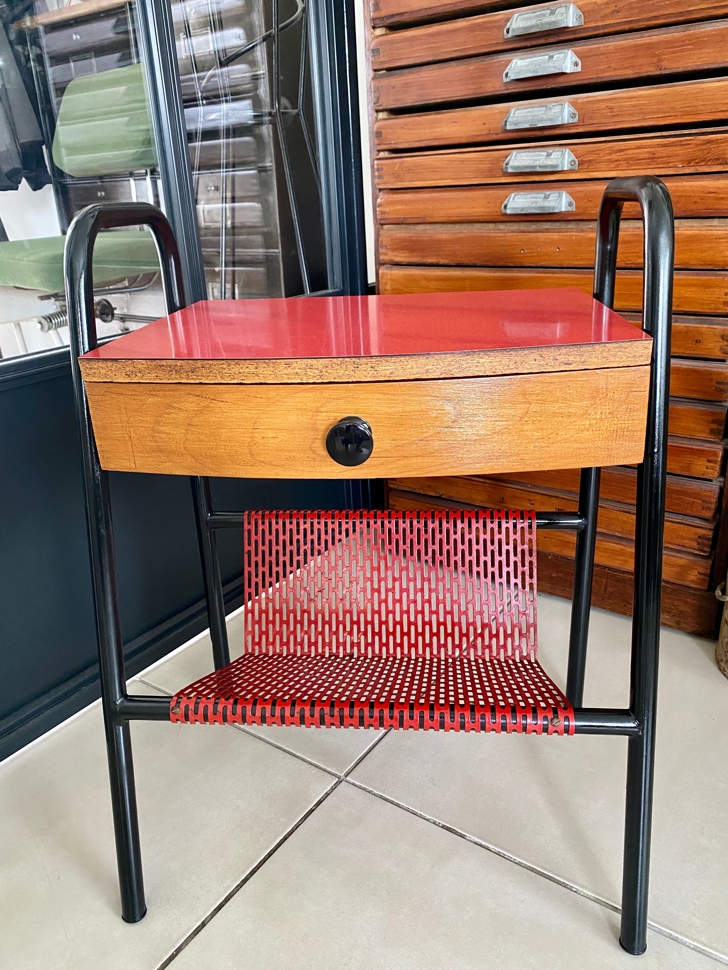 Vintage Hitier bedside table