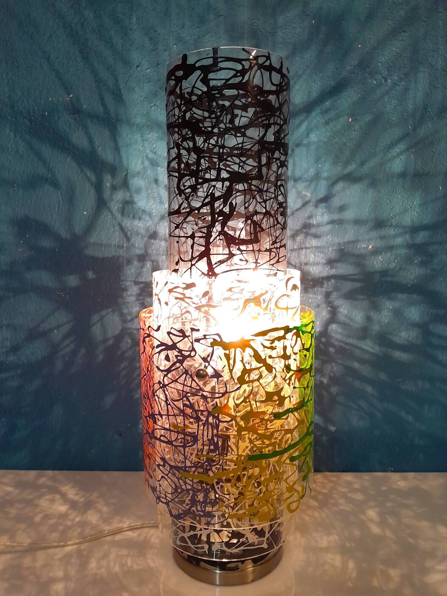"Pollock" lamp 1980s