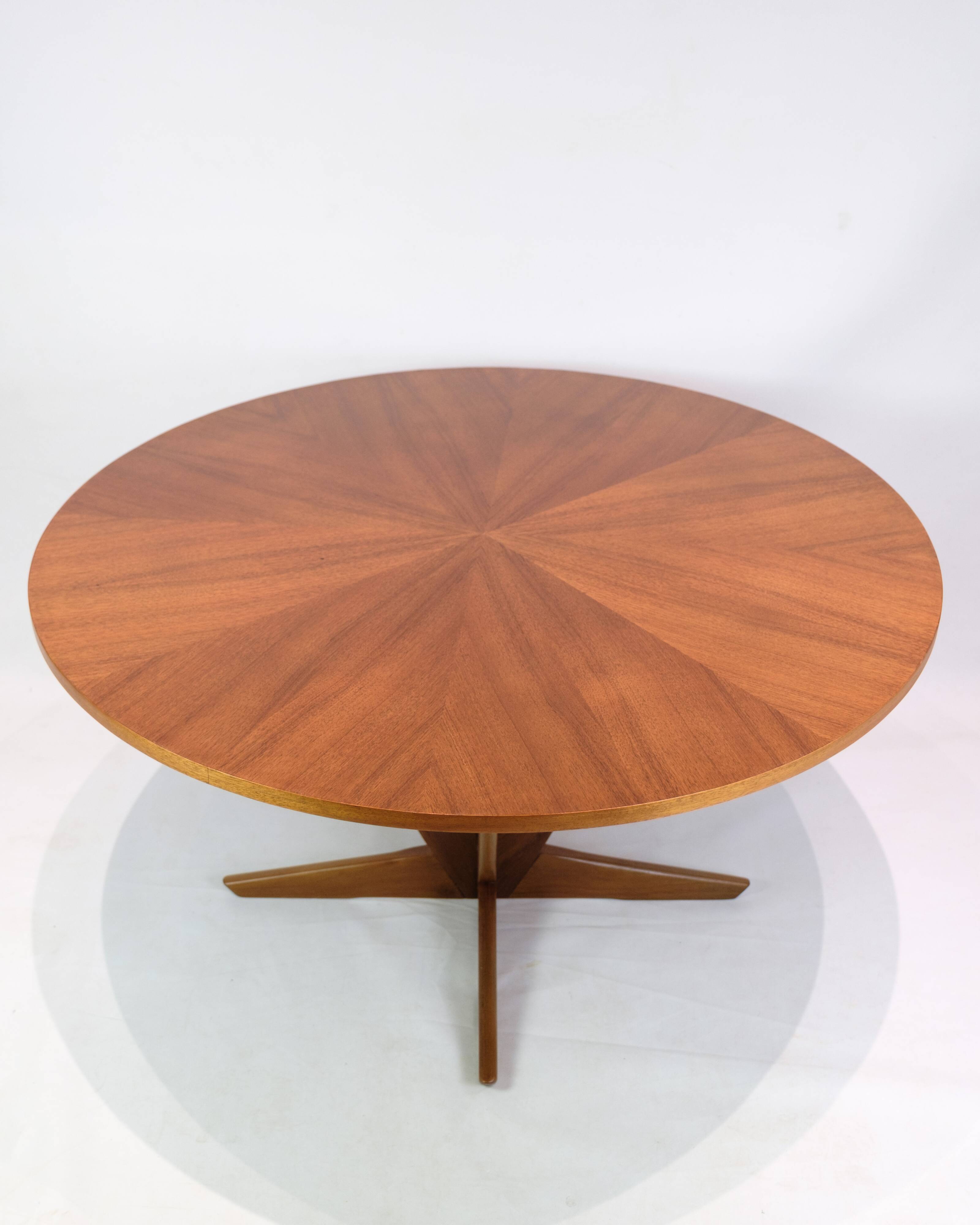 Coffee table – Round – Teak – Holger Georg Jensen – Kubus – 1960s