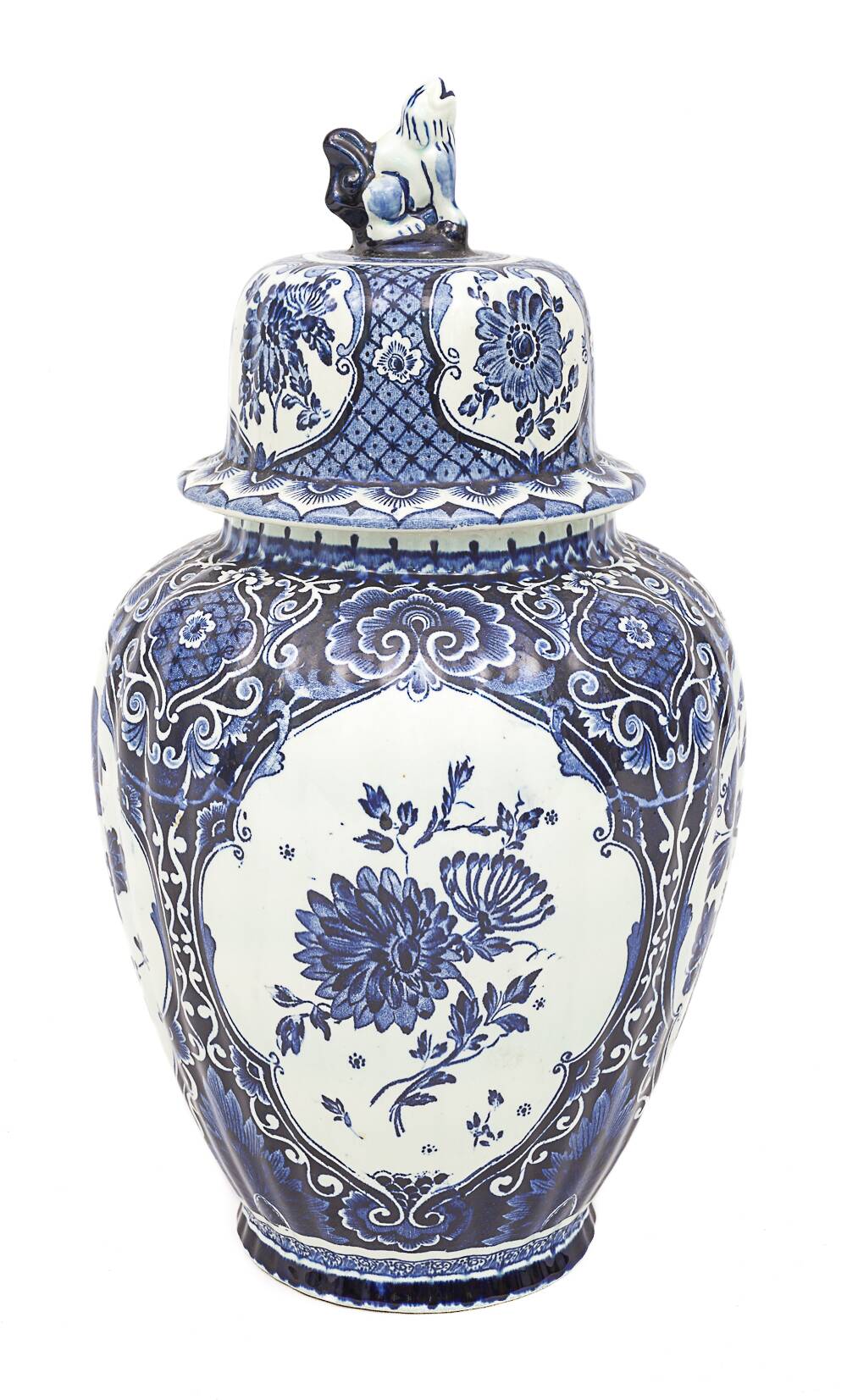Delft earthenware vase