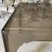 Table basse carré en plastique moulé, 1970