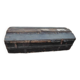 Solid wood trunk storage box