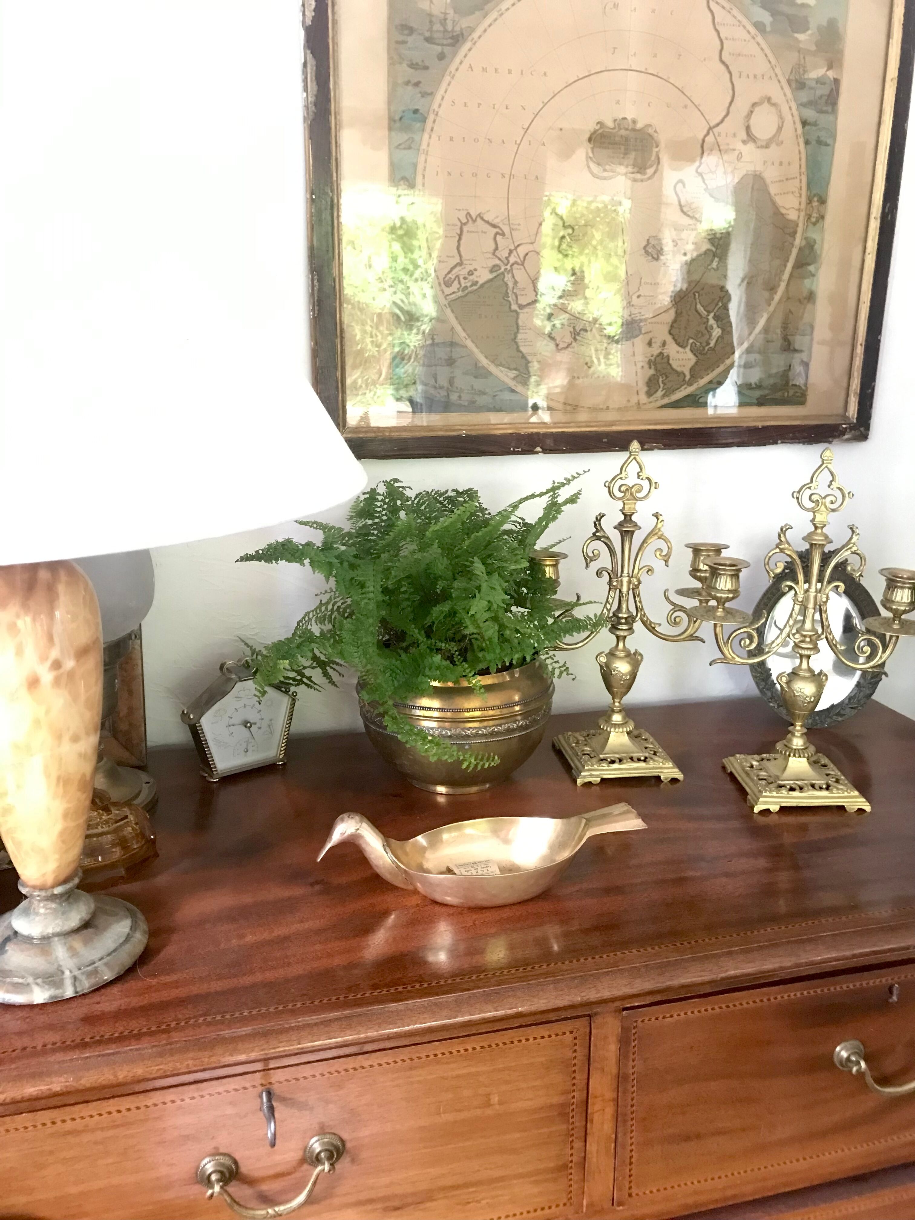 Vintage brass pocket
