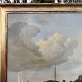 Large 19th-century painting after The Mill at Wijk bij Duurstede by Jacob van Ruisdael.