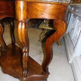 Console in mahogany of the 19th