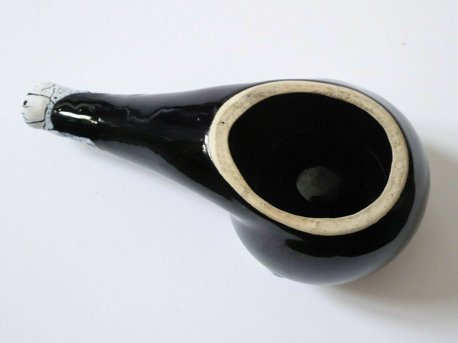 Vintage pipe-shaped ashtray, Vallauris
