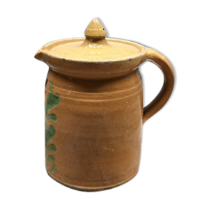 Pot avec couvercle ancien Soufflenheim