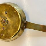 LOW HAND BRASS CANDLESTICK ANTIQUE