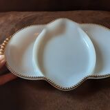 Oven Fire King ware opaline compartment dish