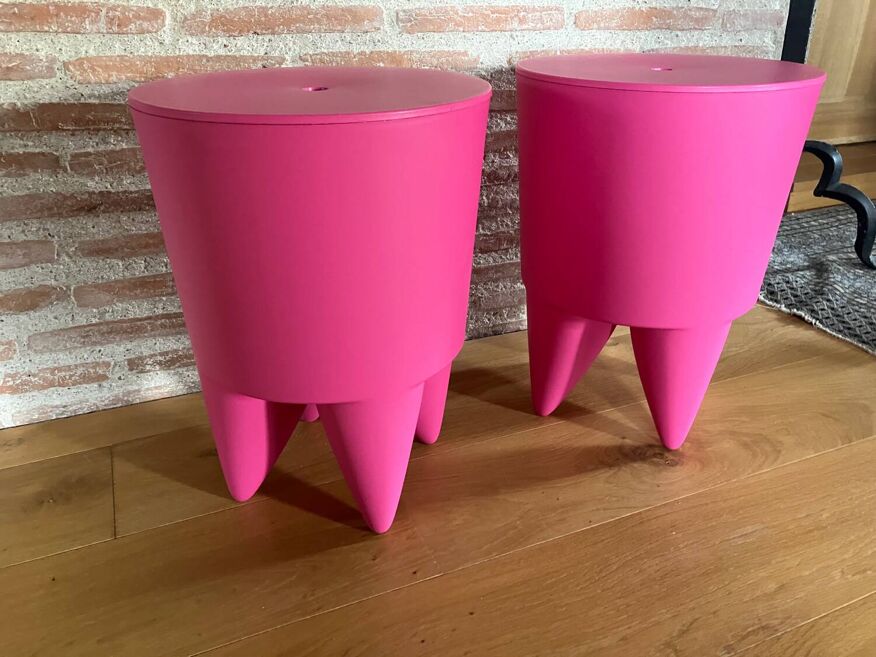 Set of two Bubu Starck stools | Selency