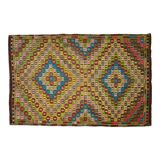 Anatolian handmade kilim rug 303 cm x 196 cm