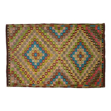 Anatolian handmade kilim rug 303 cm x 196 cm
