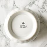 English porcelain bowl decorated with flowers