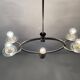 Art Deco chandelier attributed to Pietro Chiesa, 1940s, Italy.