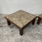 Brutalist coffee tables, set of 2
