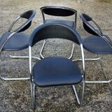 Set of 4 chairs, Italy 1970s