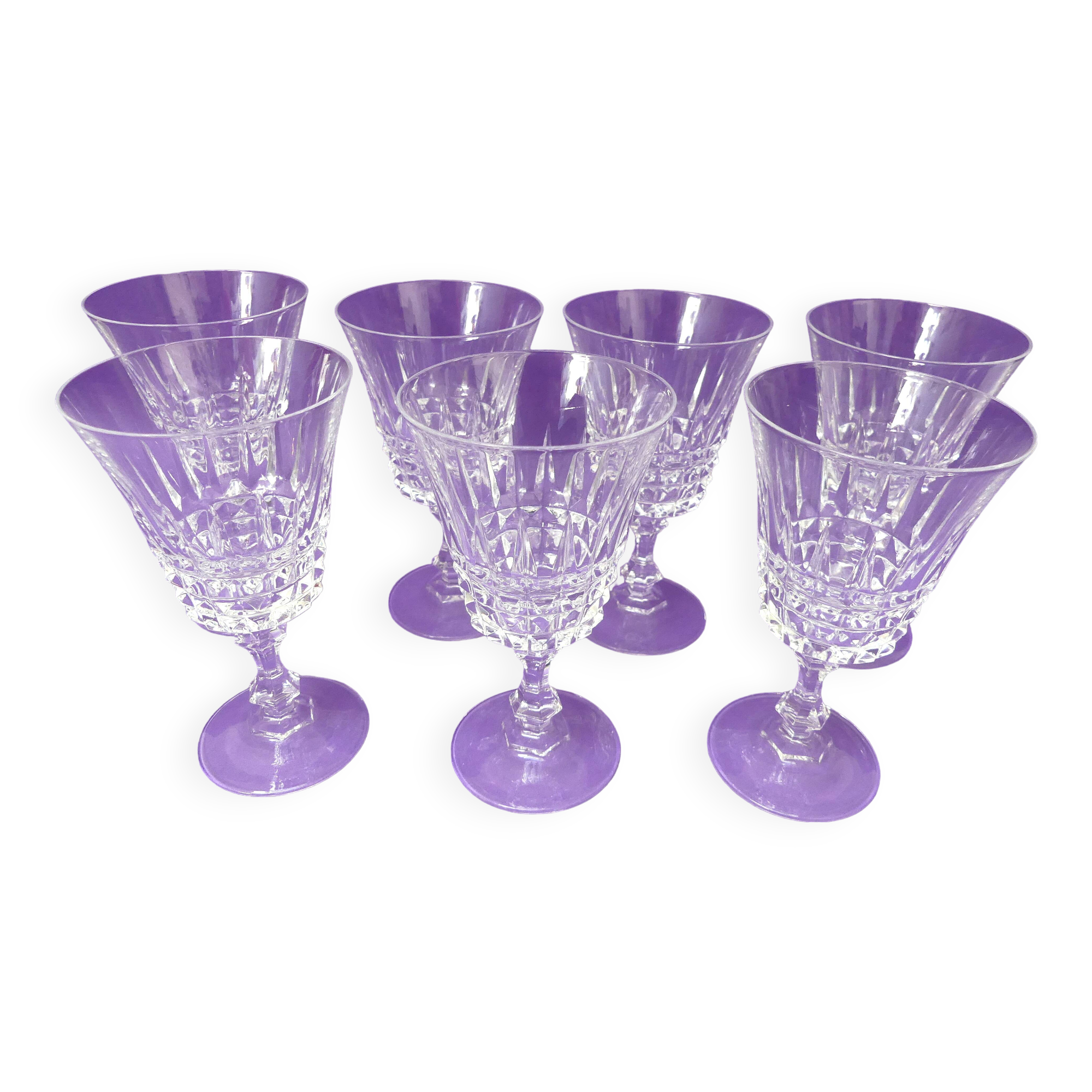 Cristal d'Arques red wine glasses