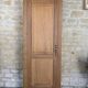 Restored solid oak bonnetière wardrobe