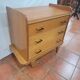 Scandinavian oak chest of drawers from the 1960s.