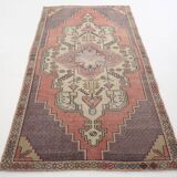 Tapis oriental persan vintage terracotta