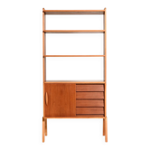 Scandinavian teak bookcase, 1950s–1960s