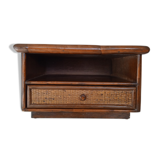 Rattan bedside