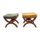 Pair of X-shaped stool