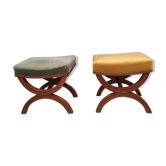 Pair of X-shaped stool