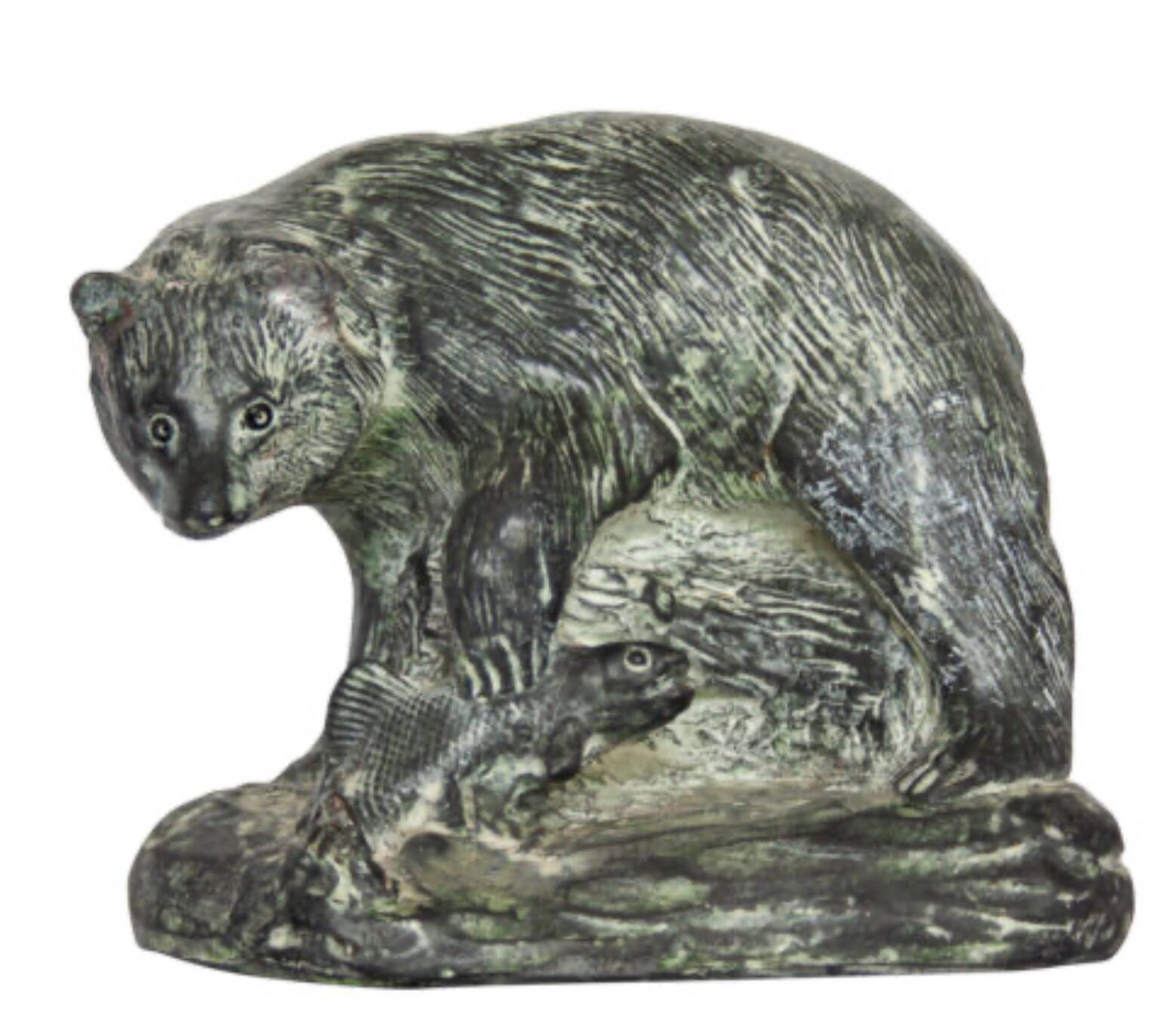 Inuit bear sculpture