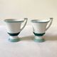 7 earthenware coffee cups of the brûlot type
