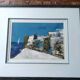 Oil painting . mediterranean landscape. sign .