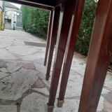 Set of three Louis XVI mahogany nesting tables