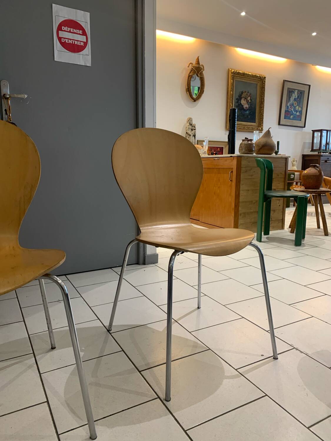 4 vintage chairs