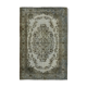 Tapis vintage anatolien 1980 1980 193 cm x 288 cm gris noué