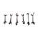 6 animal knife holders