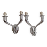 Pair of wall lamps from the 60s - 70s.