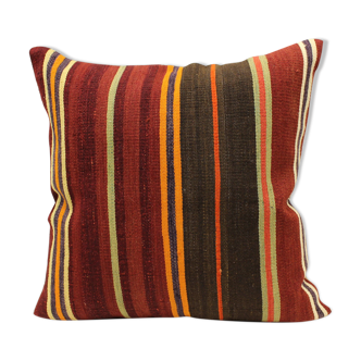 60x60 cm Kilim Cushion,Vintage Cushion Cover