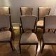 6 Art Deco chairs