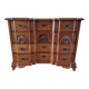 Double drop-leaf commode - Chippendale, Mahogany - Cherry wood