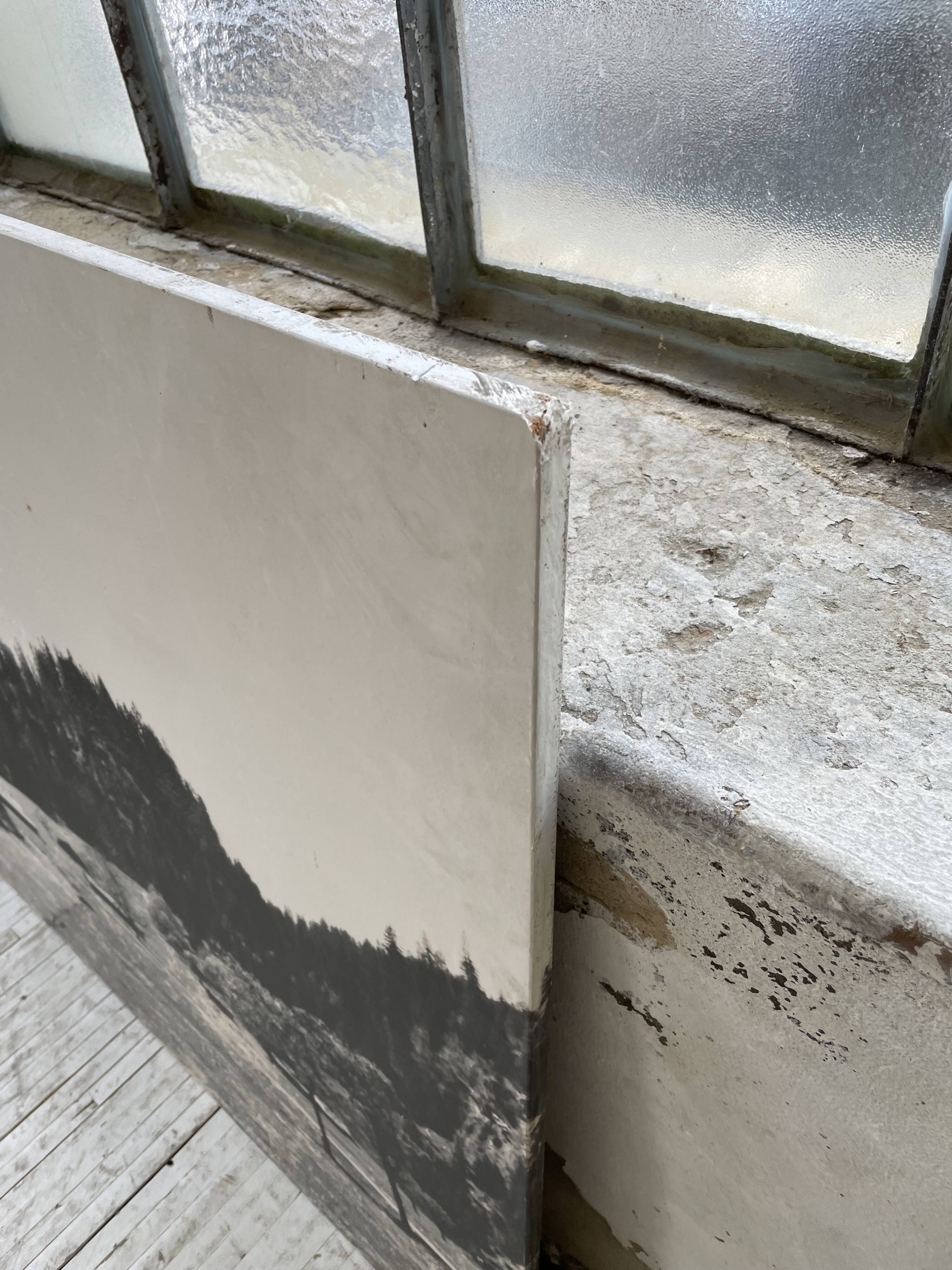 Old XXL black and white mountain photography