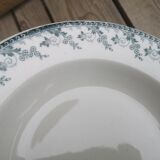 4 Hollow plates Terre de Fer in Opaque Porcelain from Gien Collection Montigny