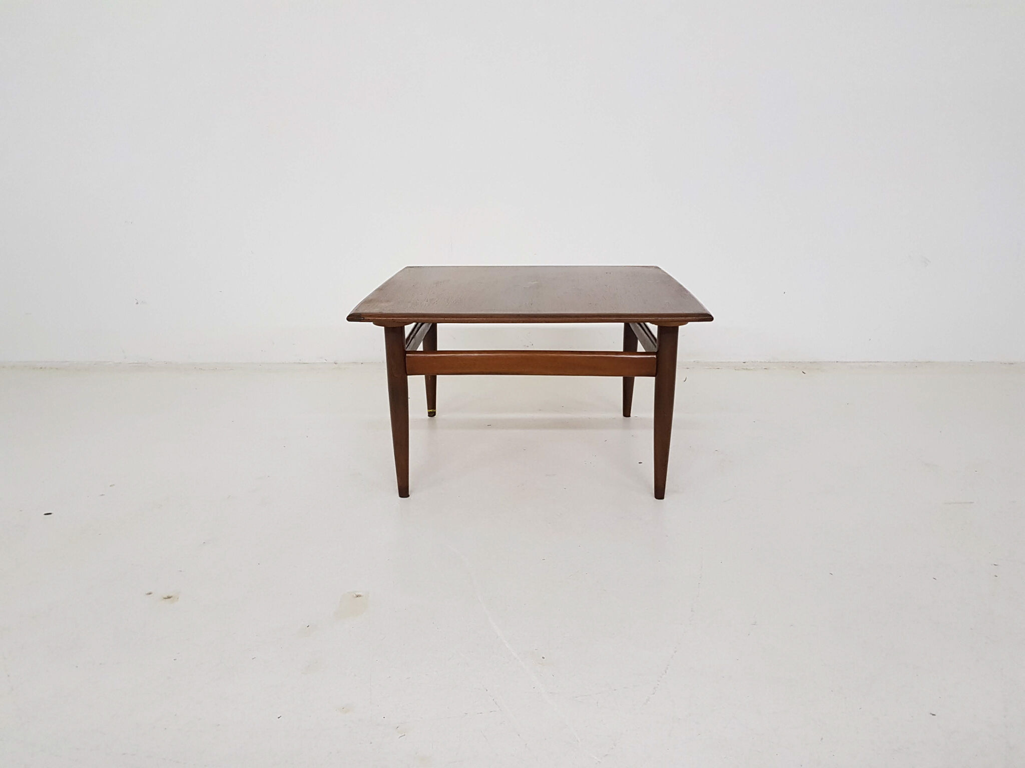 Vintage square teak coffee table