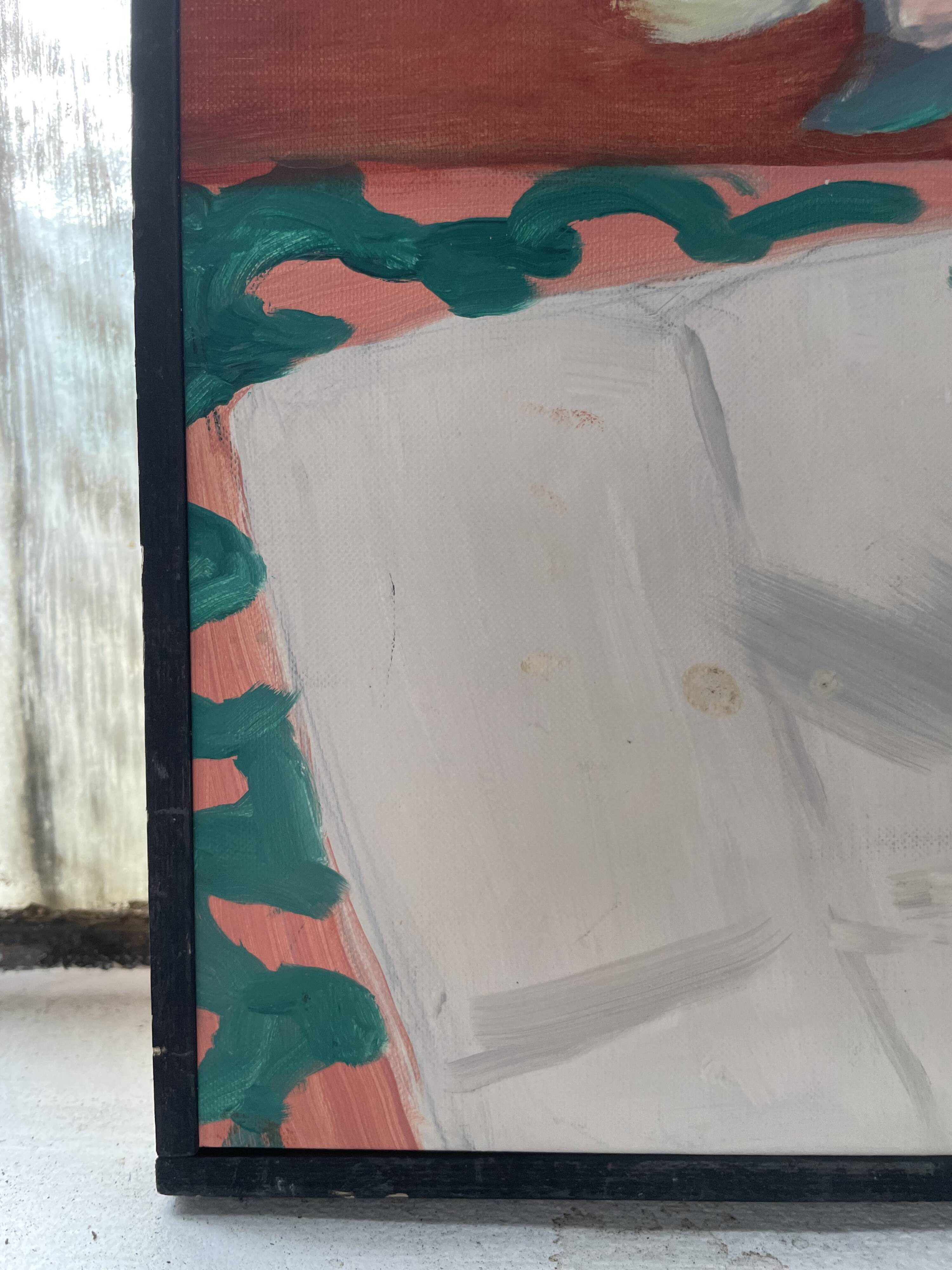 Oil painting flowers