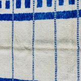 Handmade blue rug 250cm x 150cm