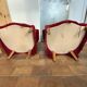 Pair of toad armchairs