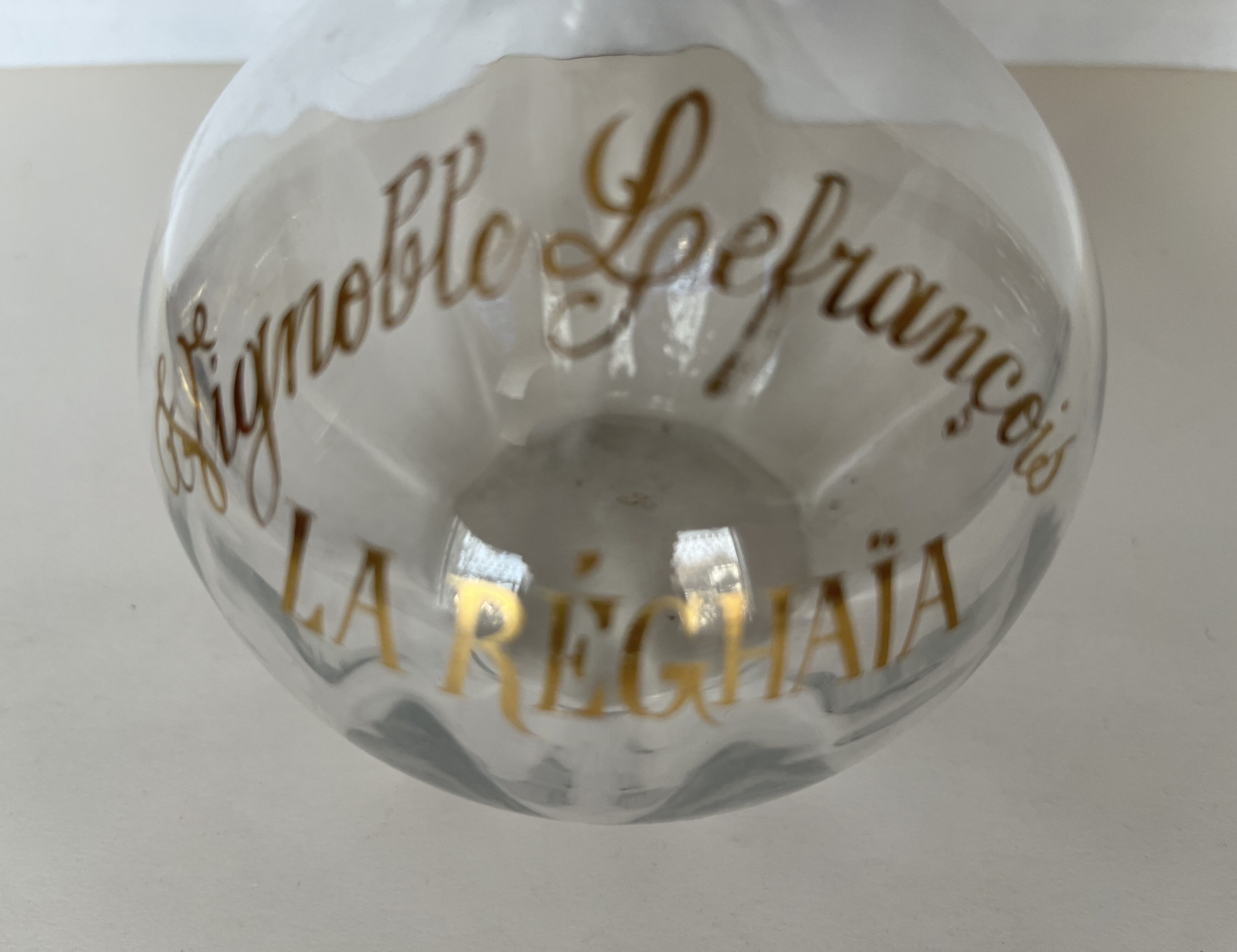 Antique glass decanter