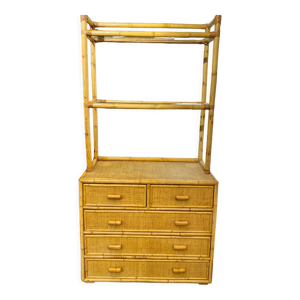 commode rotin