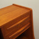 Secrétaire en teck, design danois, années 1970, production: Danemark