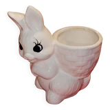 cache pot lapin - vintage