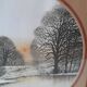 Tableau paysage d'hiver